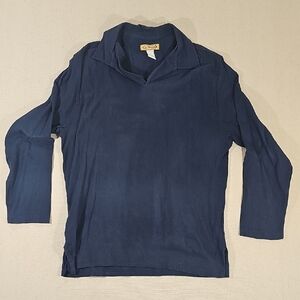 Vintage Y Chrome Classic Navy Polo Shirt Large